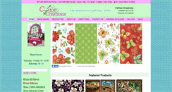 Desktop Screenshot of cottoncreationsfabric.com